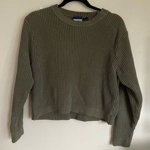 Retro Cropped Sweater